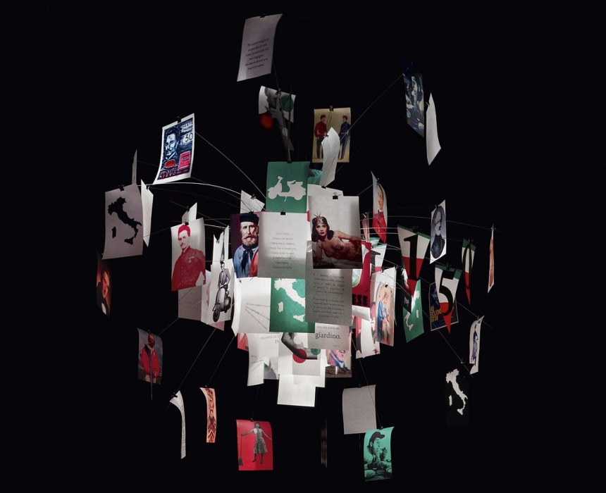 Ingo Maurer Zettelz Viva lItalia