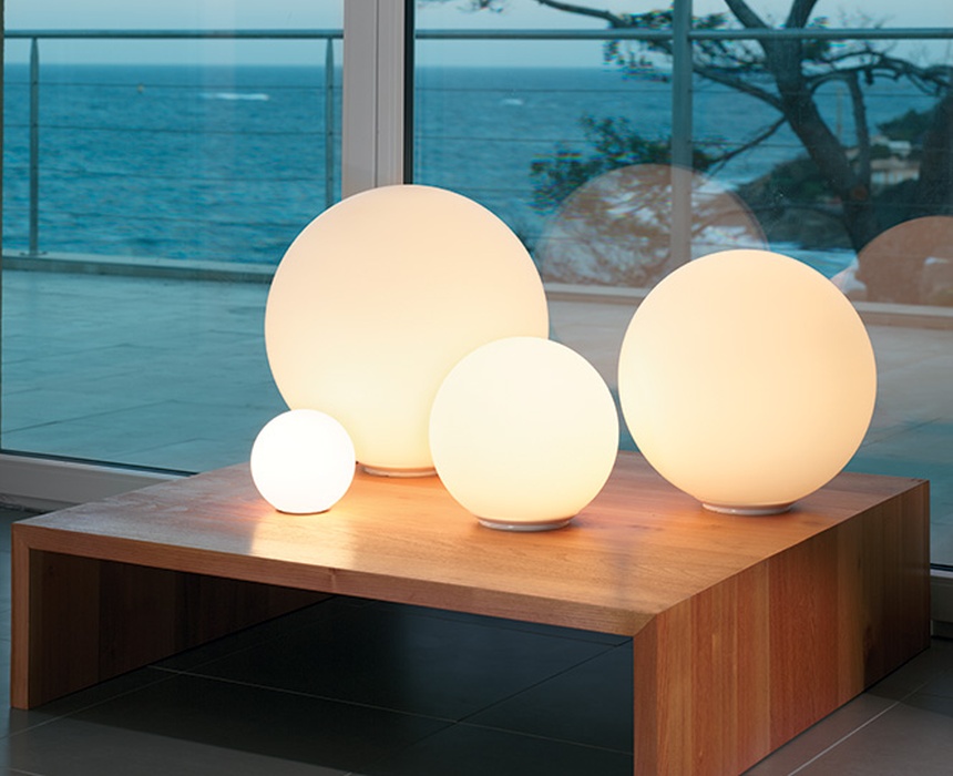 Tafellamp Artemide Dioscuri tavolo